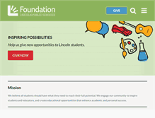 Tablet Screenshot of foundationforlps.org